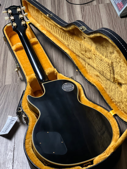 Gibson 1957 Les Paul Custom Reissue 3-Pickup Bigsby in Ebony w/Case 742580