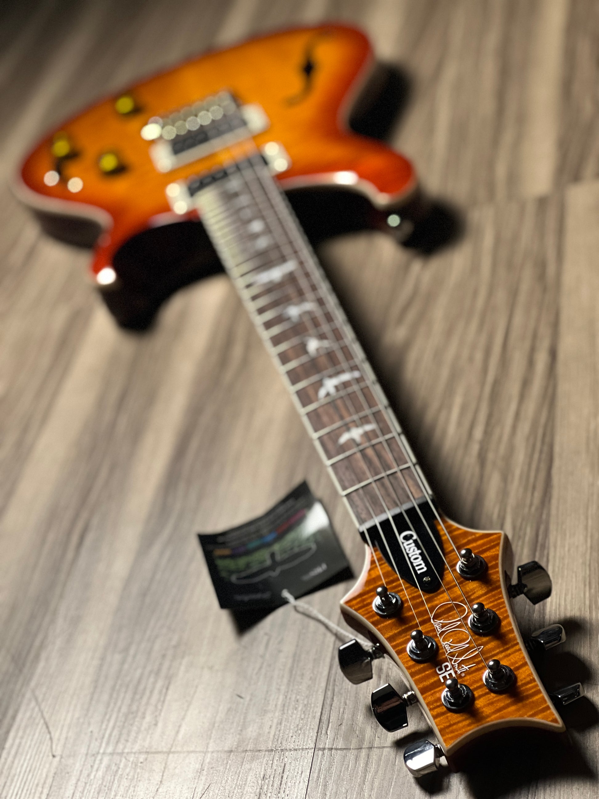 prs se custom 24 electric guitar tobacco sunburst 2022 Standard 24-08 The addition of the LR Baggs/PRS Piezo sys PRS SE Standard 24-08 Tobacco
