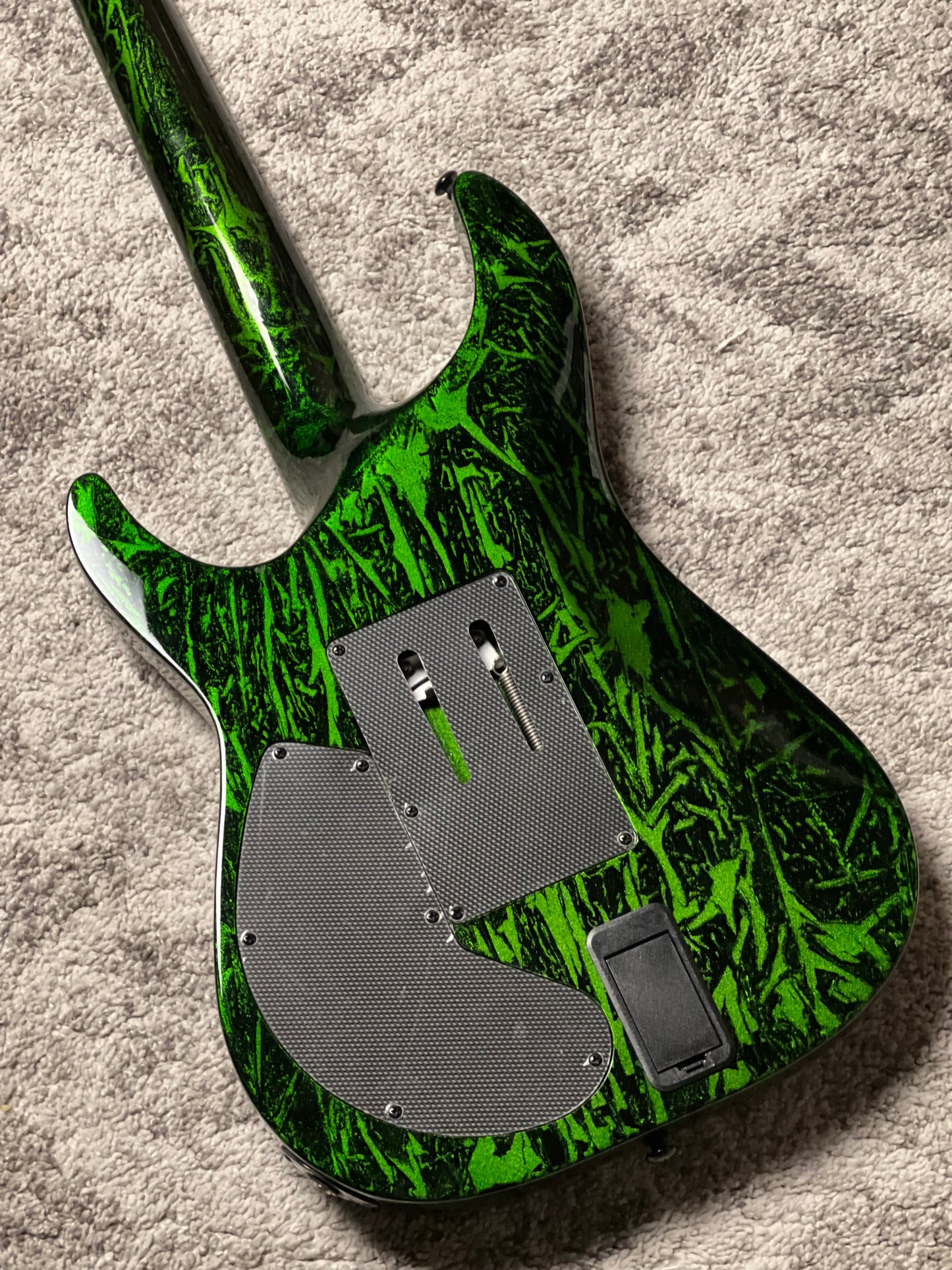 Schecter C-1 FR-S Silver Mountain in Toxic Venom W21080108