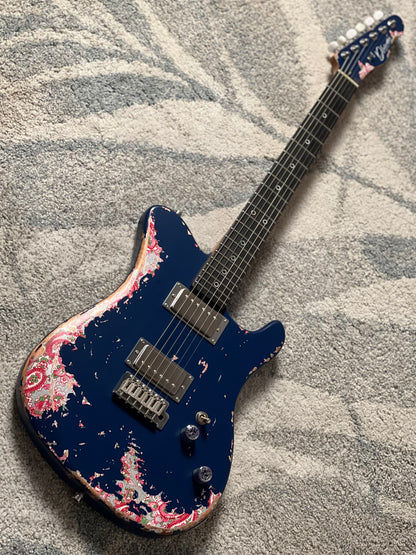 Dhatarattha Performance DTL HH in Navy Blue Over Pink Paisley with RW FB
