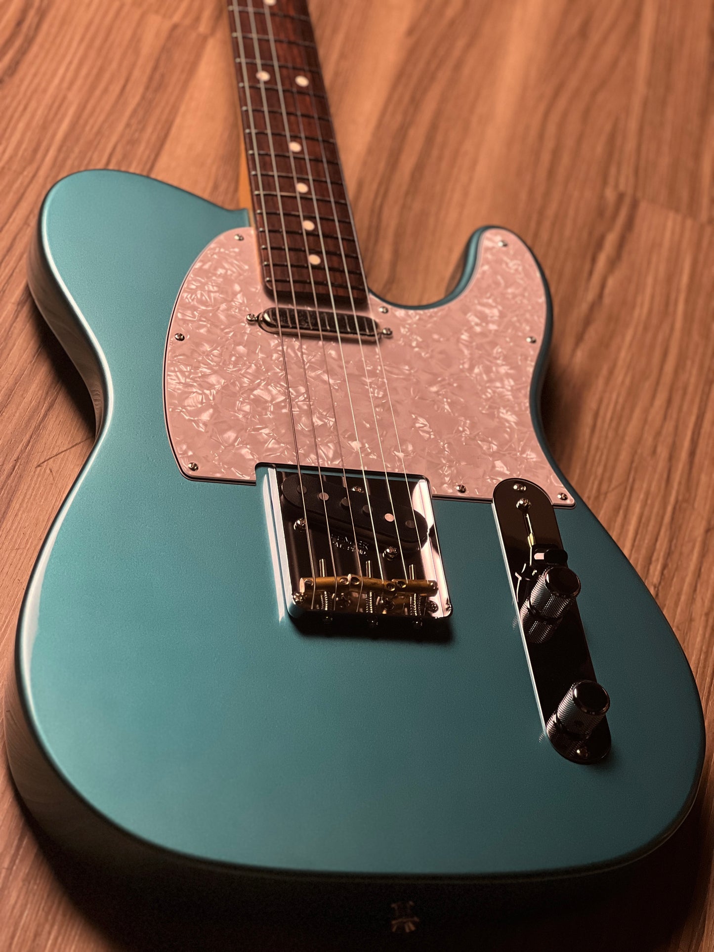 Fender FSR MIJ Hybrid II Telecaster with RW FB in Teal Green Metallic JD24013974