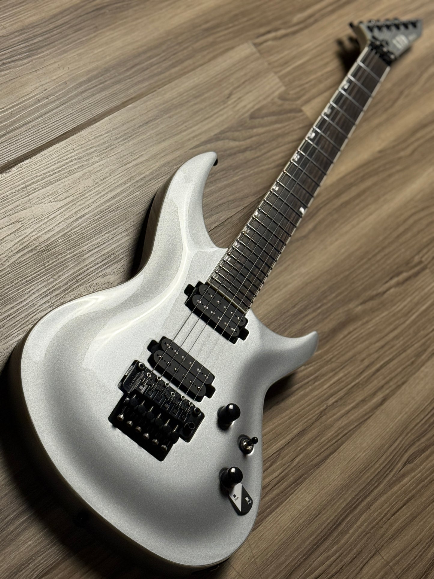 ESP LTD H3-1000FR LTD Deluxe In Metallic Silver