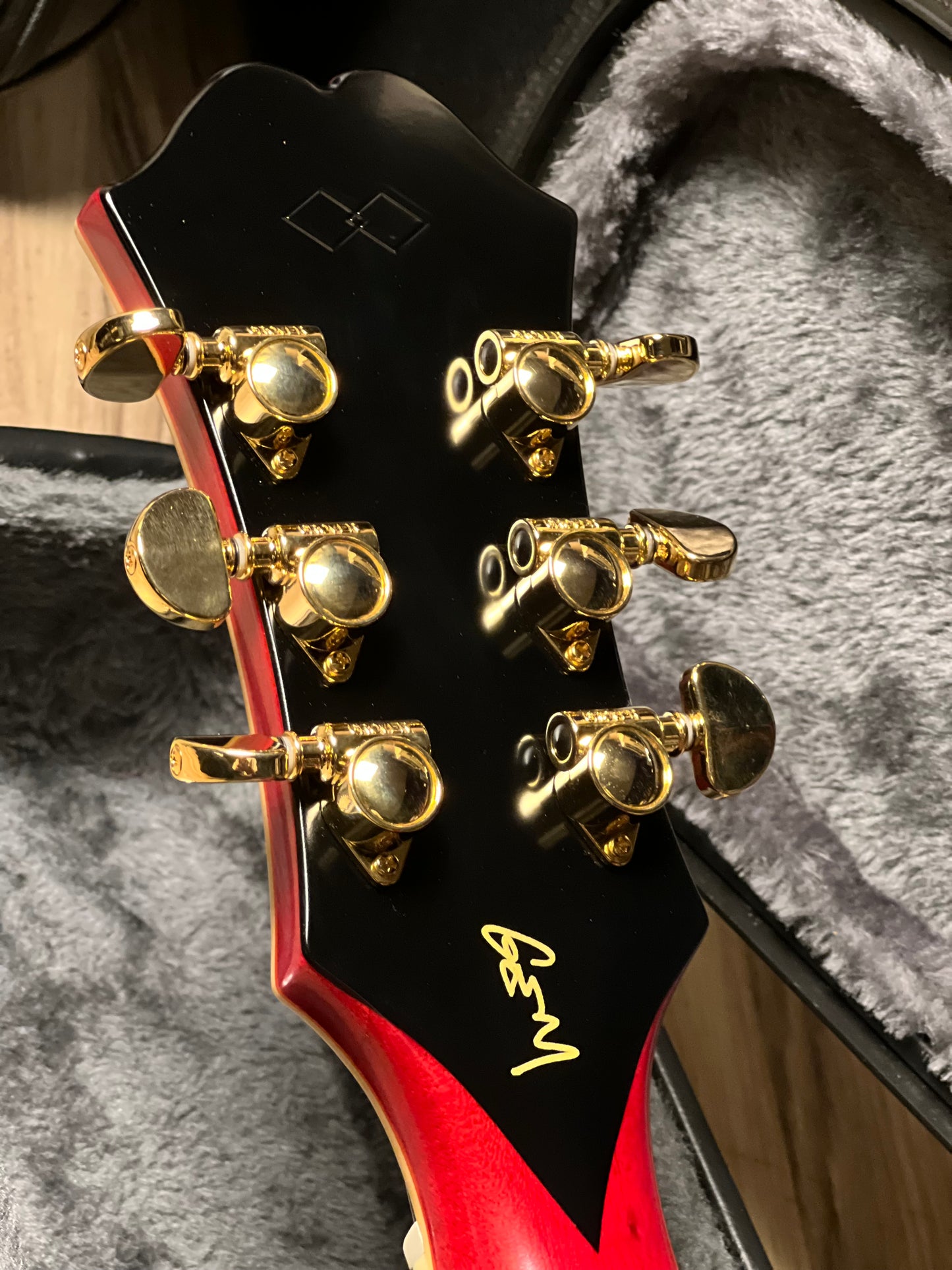 Epiphone Masterbilt Gem Archer Sheraton Electric Guitar in Cherry Red