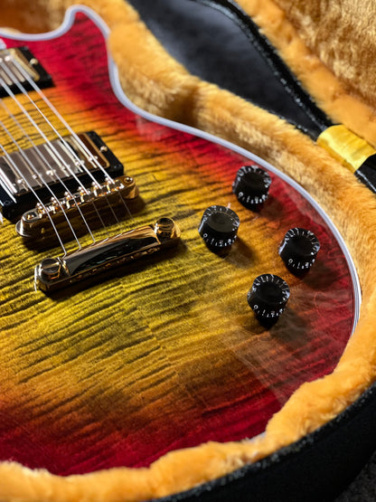 Gibson Custom Les Paul Axcess Custom Figured Top in Bengal Burst CS600464