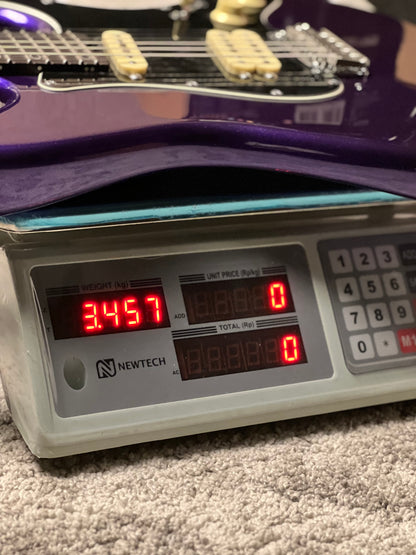 Schecter MV-6 with Ebony Fingerboard in Metallic Purple IM25051602