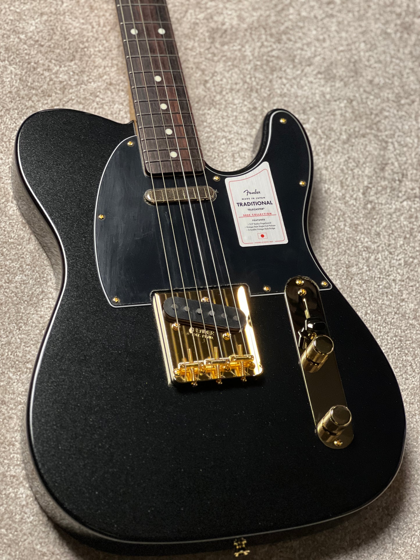 Fender Japan Traditional 2025 Collection 60s Telecaster with RW FB in Black Pearl JD25014987