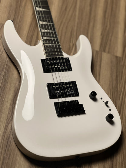 Jackson JS Series Dinky Arch Top JS22 DKA with Amaranth FB in Snow White