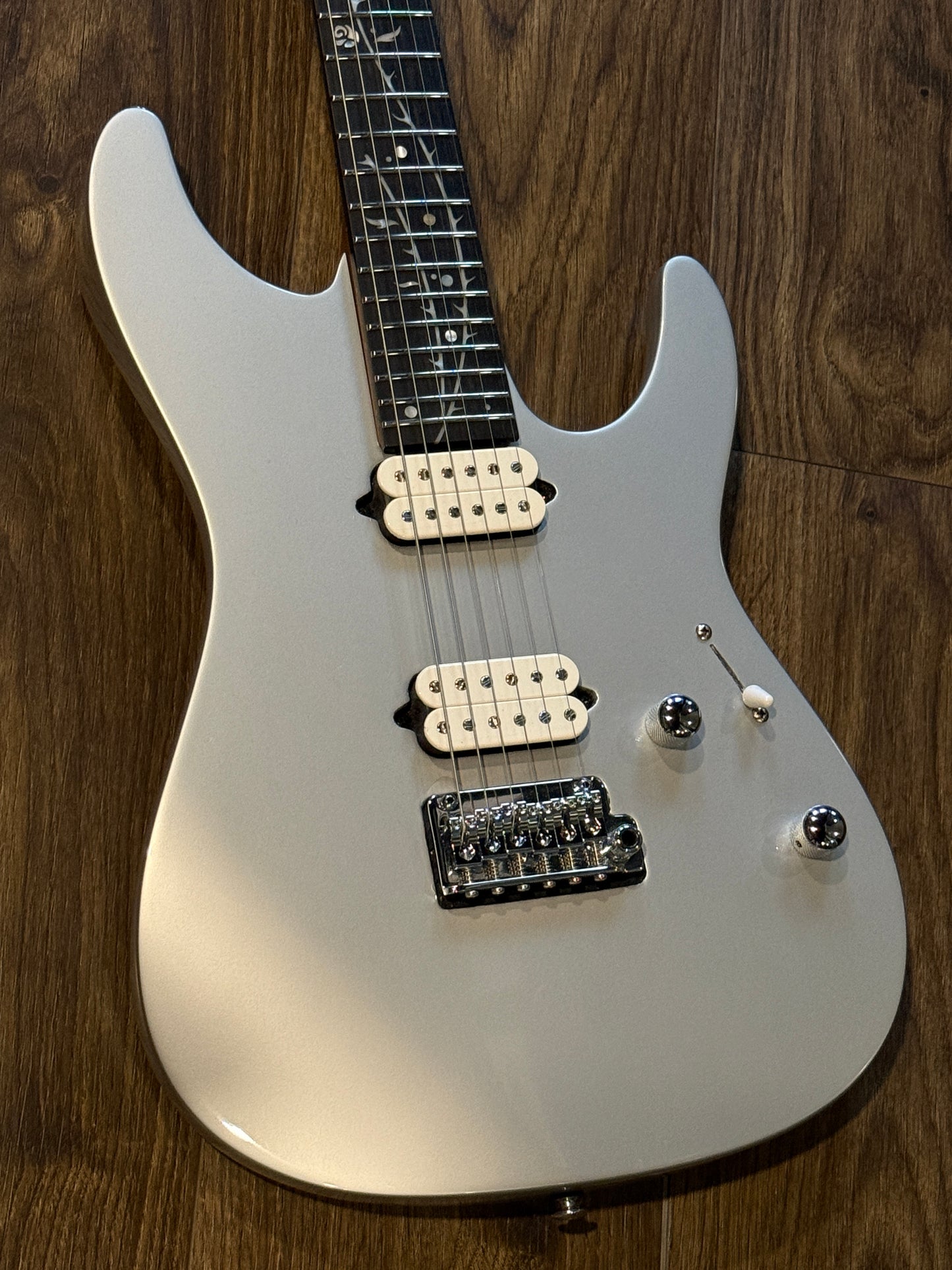 Ibanez TOD10 Tim Henson Signature Electric Guitar in Classic Silver I230514097 (USED)