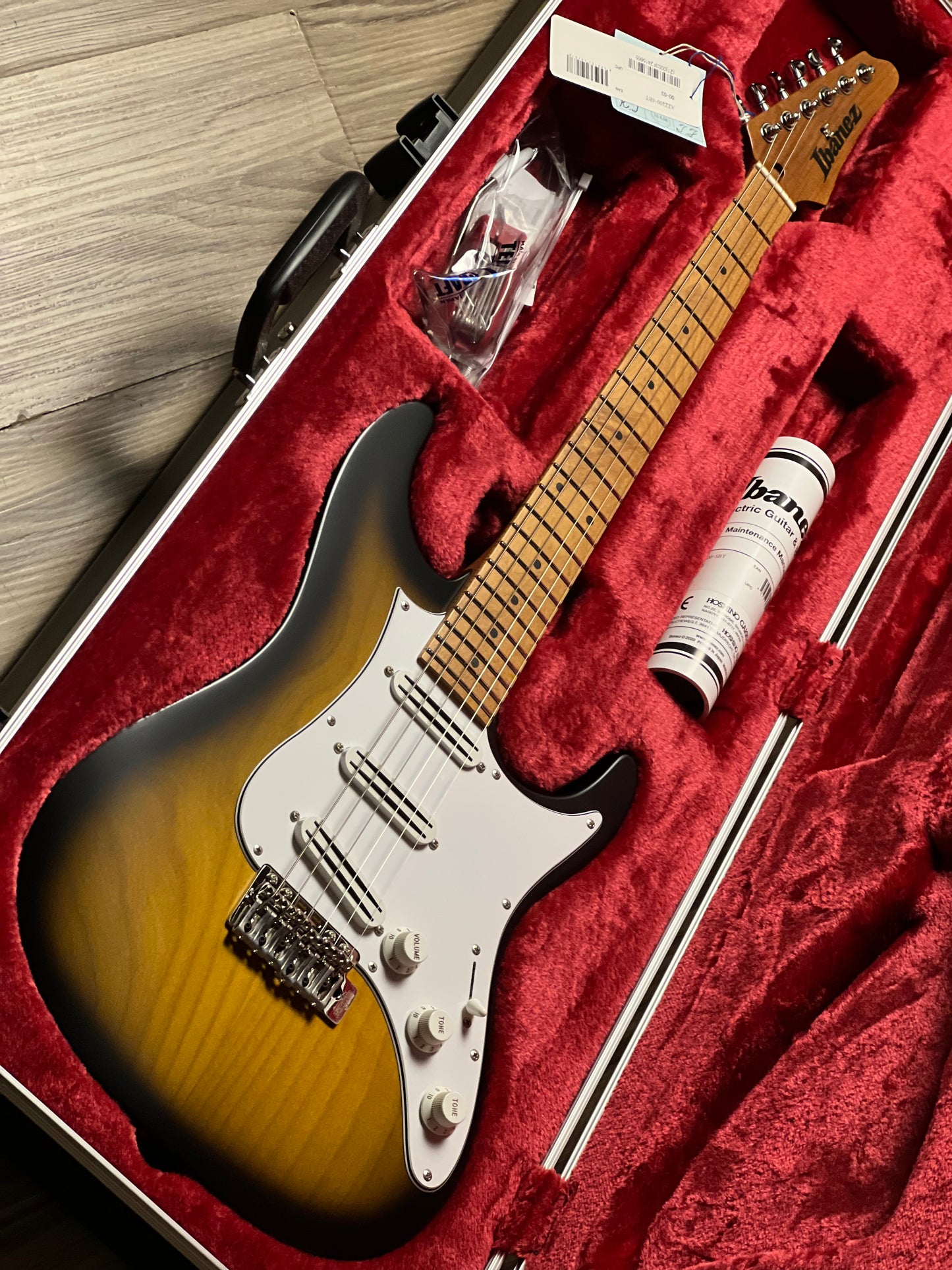 Ibanez Andy Timmons Signature ATZ100 - Sunburst Flat F2415665