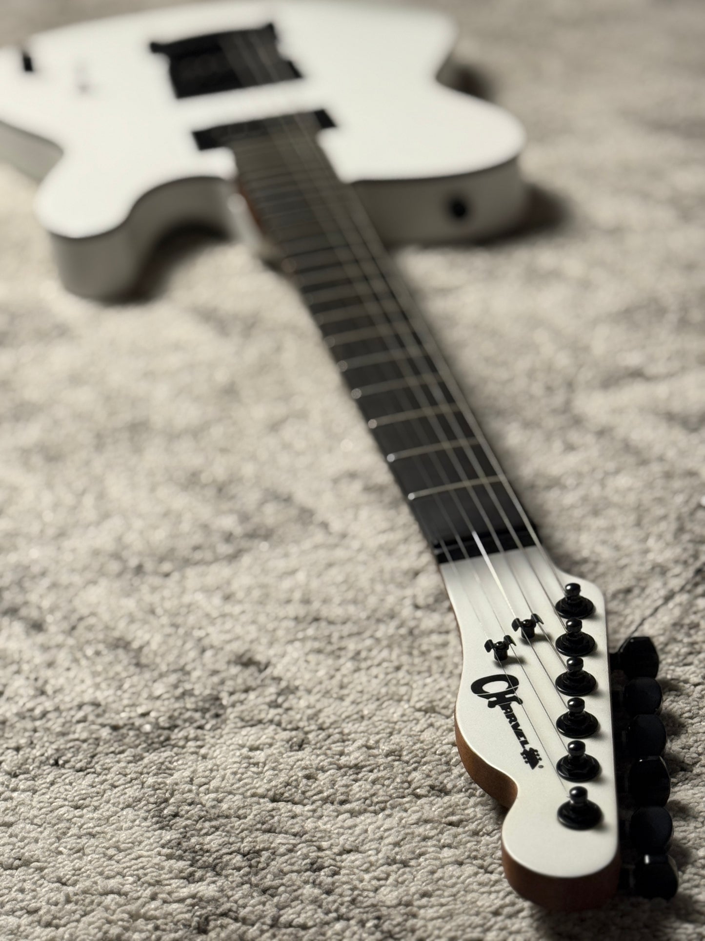 Charvel Joe DuPlantier San Dimas Style 2 HH - Joe D Satin White ISC2400264 (USED)