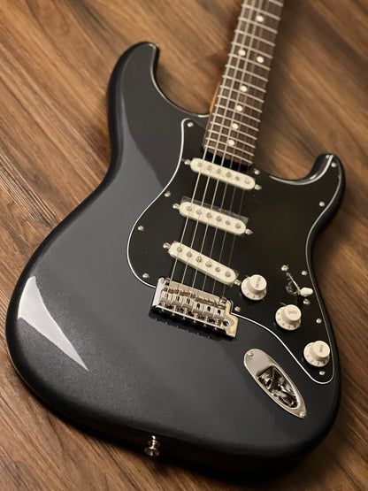 Fender MIJ FSR Collection Hybrid II Stratocaster with RW FB in Charcoal Frost Metallic