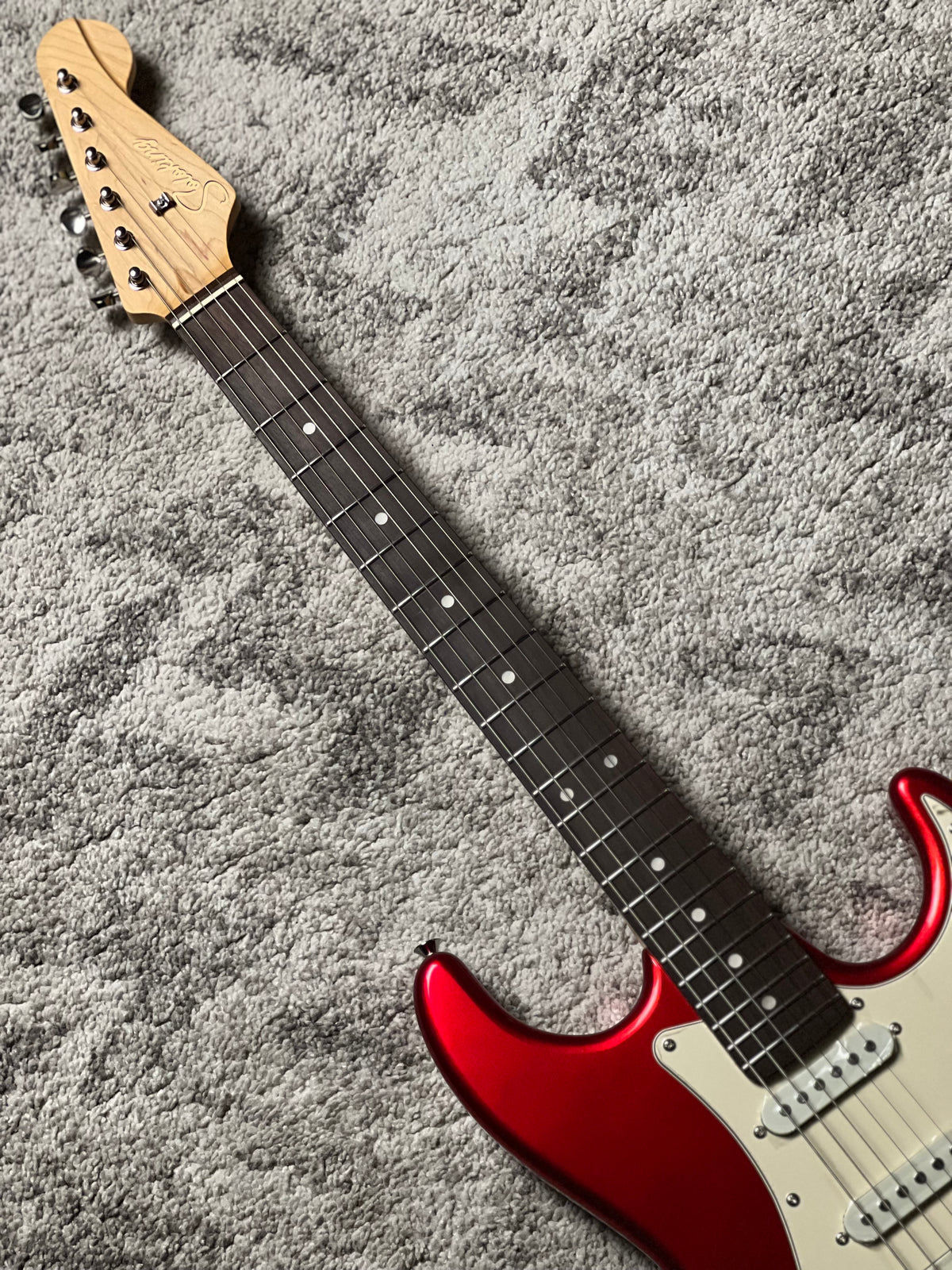 Soloking MS-1 Tribute NEO with rosewood FB in Candy Apple Red