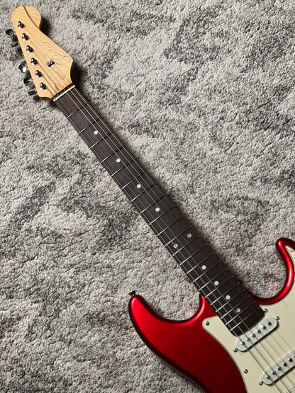 Soloking MS-1 Tribute NEO with rosewood FB in Candy Apple Red