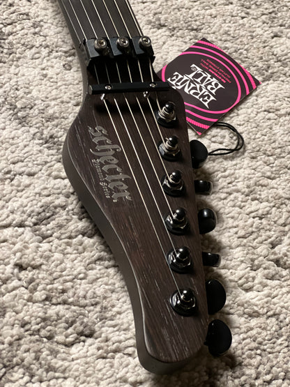 Schecter Sun Valley Super Shredder Exotic in Black Limba W26010855