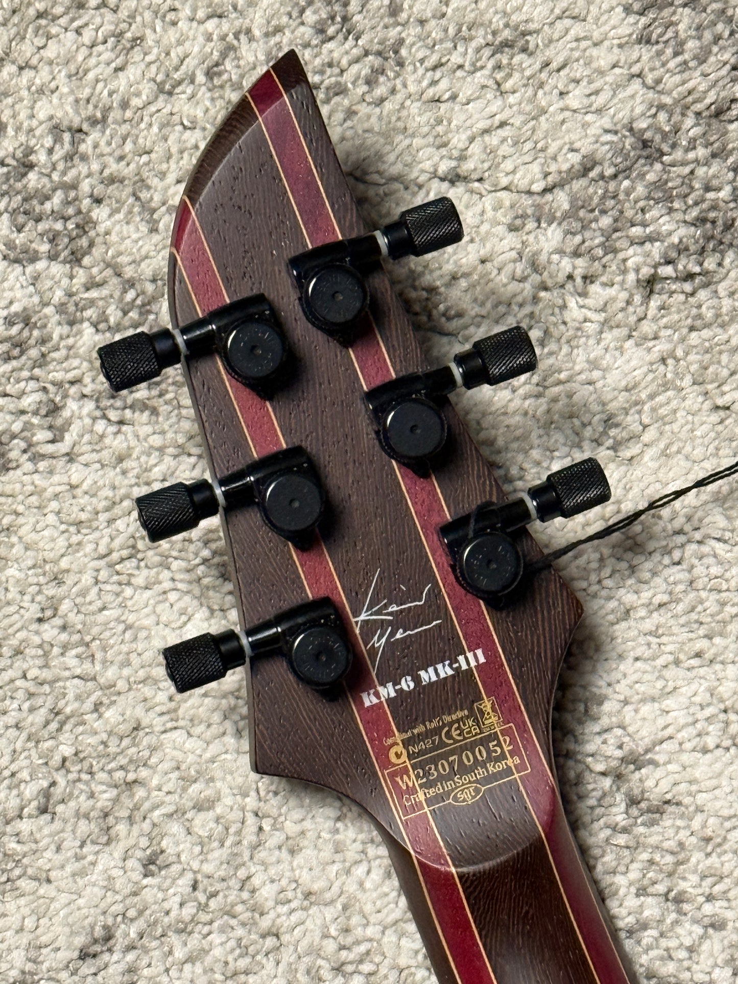 Schecter Keith Merrow KM-6 MK-III Artist in Trans Black Burst