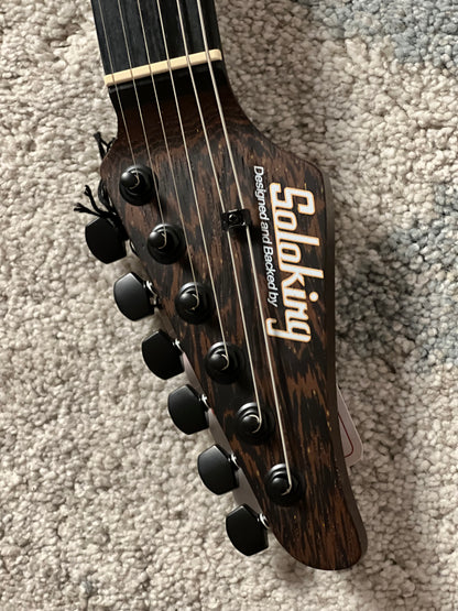 Soloking MJM-1 Custom HH with Wenge Neck in Driftwood Black