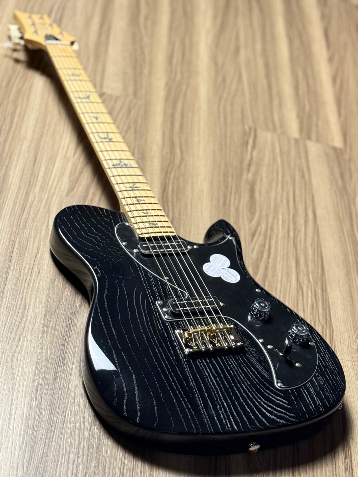 PRS SE NF 53 Ash Body DD S Pickups in Black Doghair w/Gig Bag