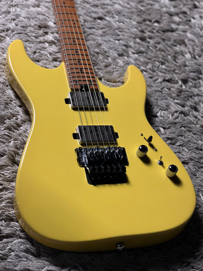 Soloking MS-1 Custom 24 HH FR Flat Top in Bumblebee Yellow Nafiri Special Run