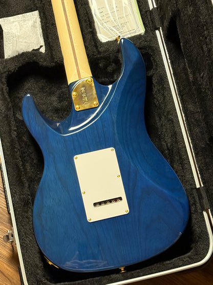Fujigen FGN Guitars Expert EOS Odyssey in Navy Blue with Hardshell Case F230173