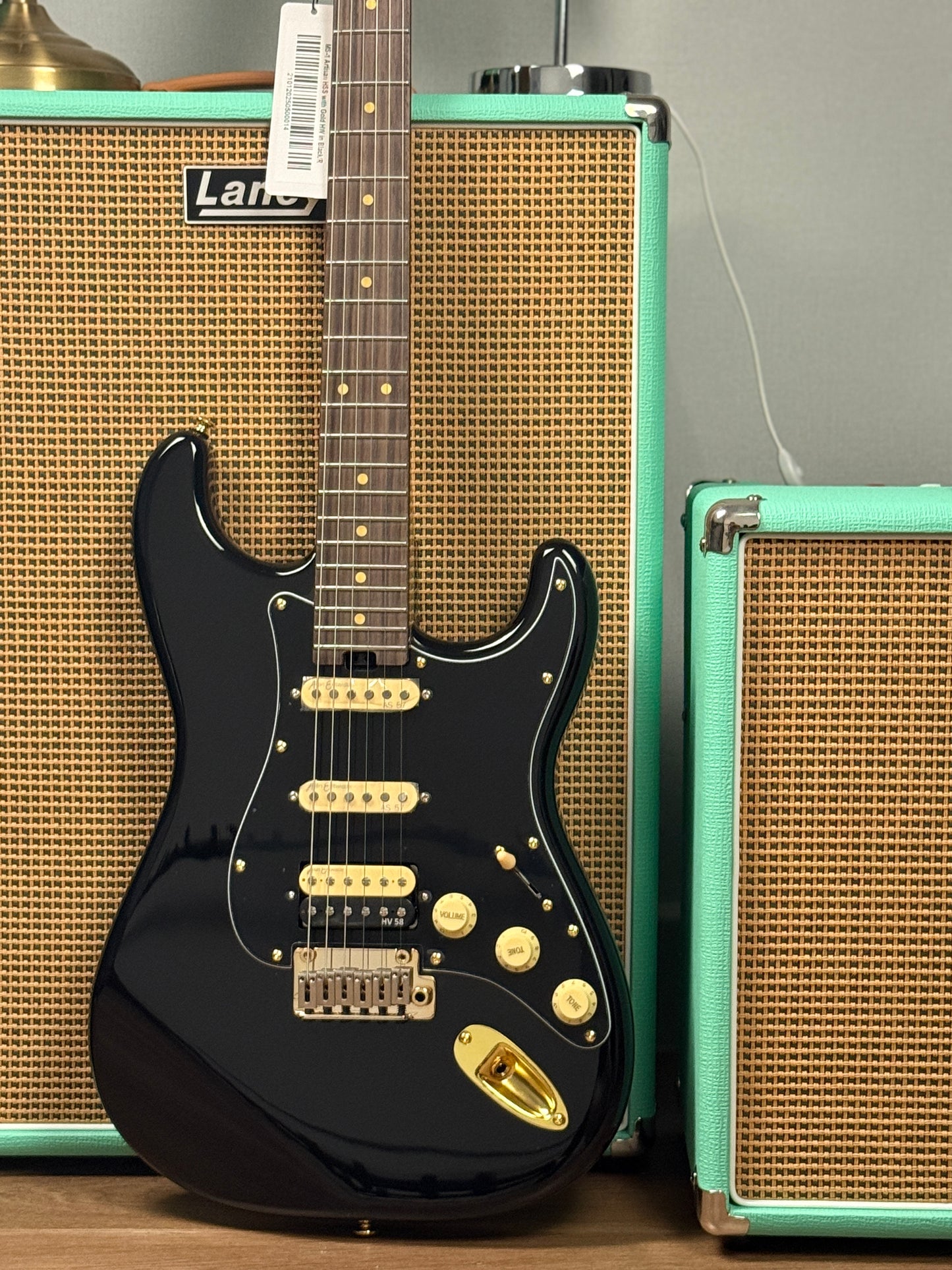 Soloking MS-1 Artisan with Rosewood FB in Black Beauty with Gold Hardware JESCAR