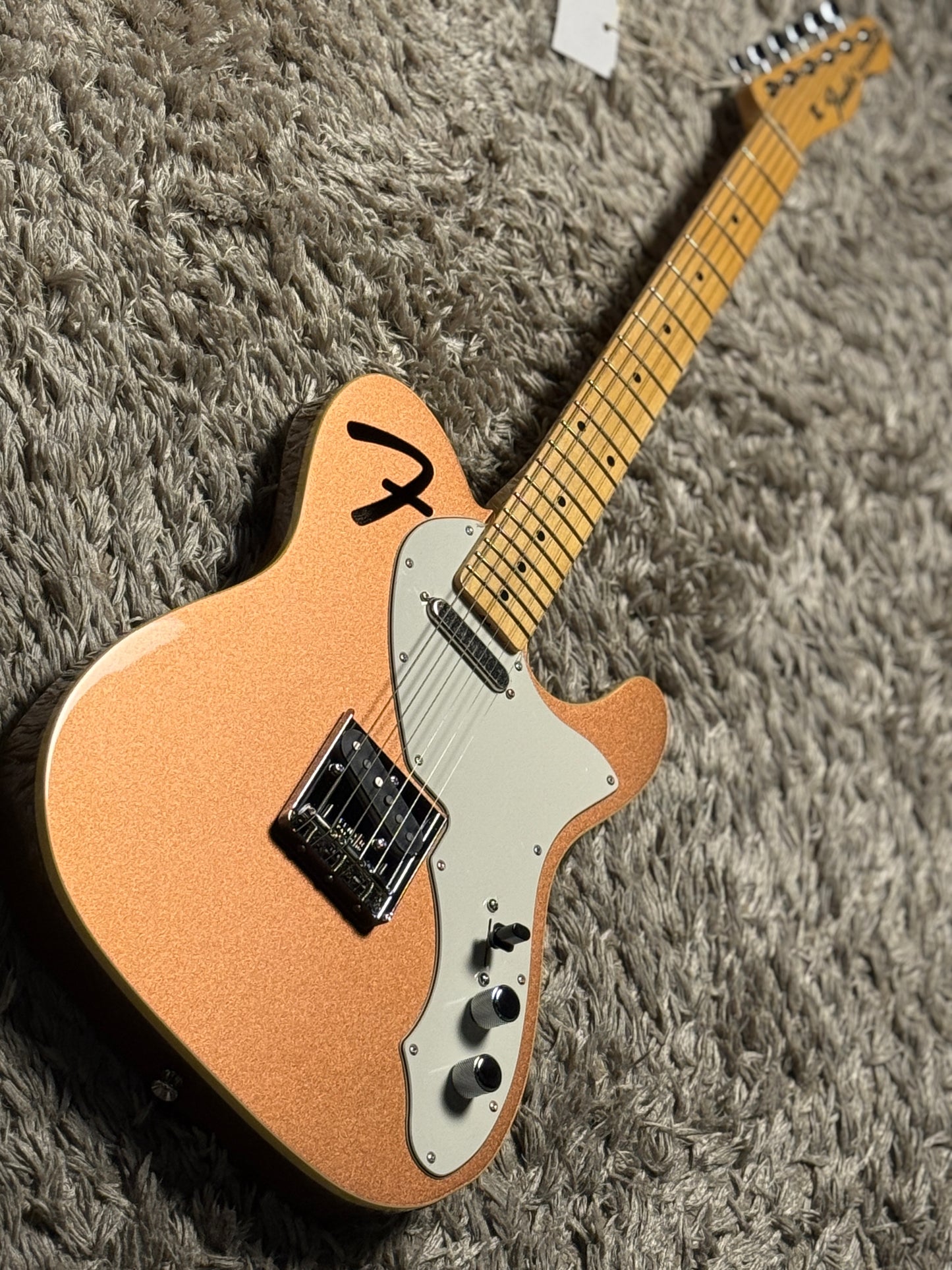 Fender Japan Limited Edition F Hole Telecaster Thinline with Maple FB in Penny JD21023114