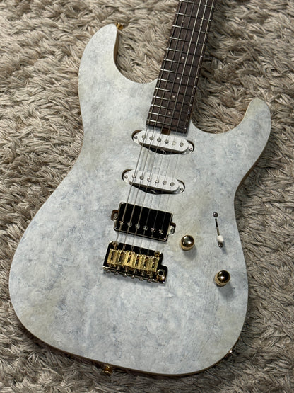 Saito S-622 SSH with Rosewood and Gold Hardware in White Granite 253033