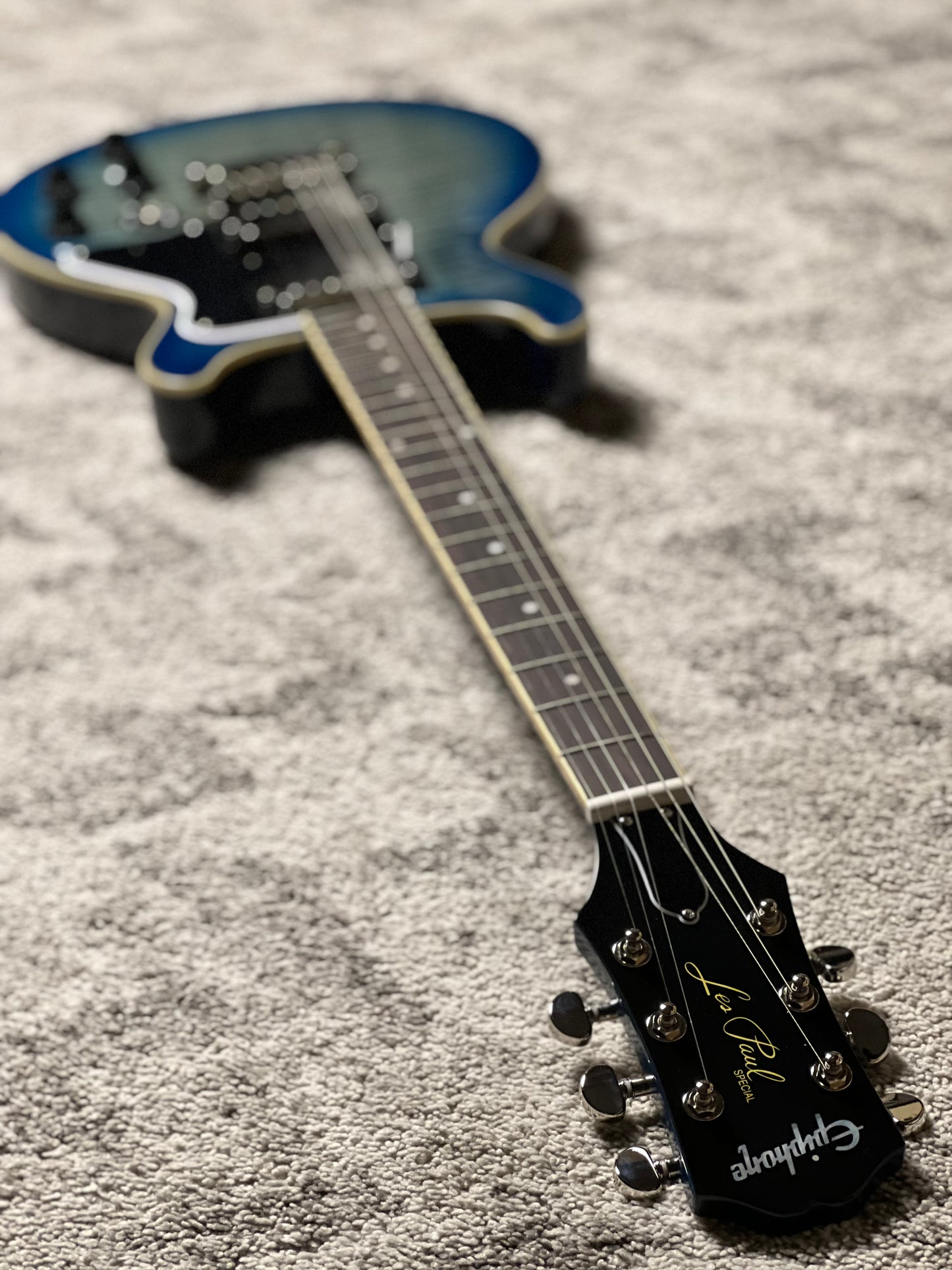 Epiphone Les Paul Special Double Cut Figured Ocean Burst