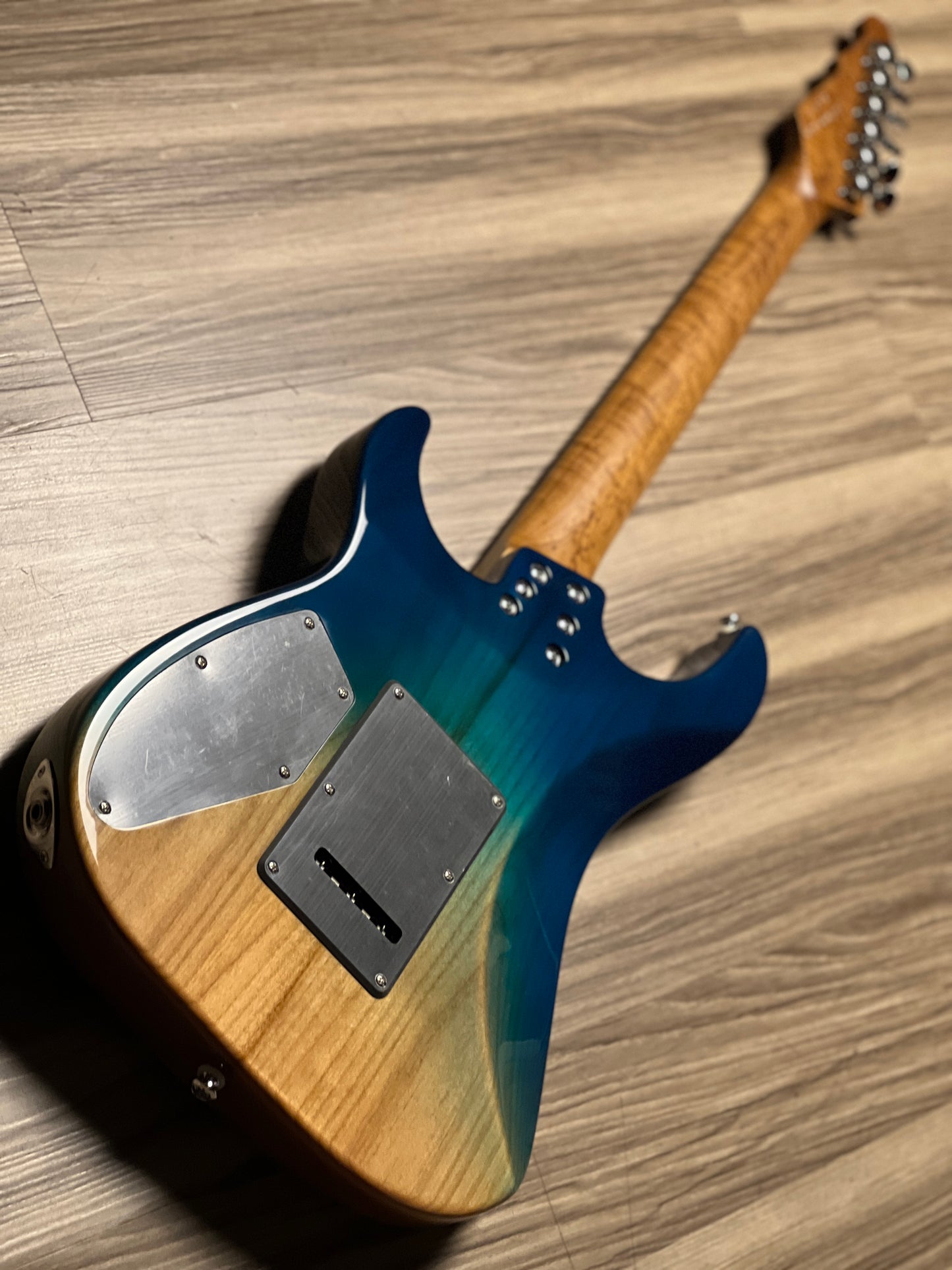 Shijie JF-PEGASUS 22 HSS Custom Shop in Transparent Blue Burst 2416