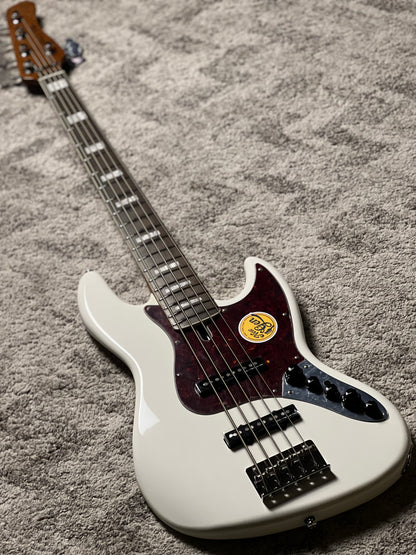 Sire Marcus Miller V7 Alder 5-String Bass Guitar 2nd Gen in Antique White