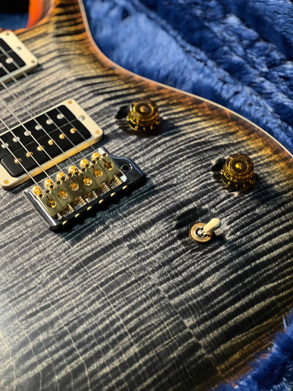 PRS Custom 24 Wood Library Burnt Maple Leaf Satin Rosewood Neck 0412052