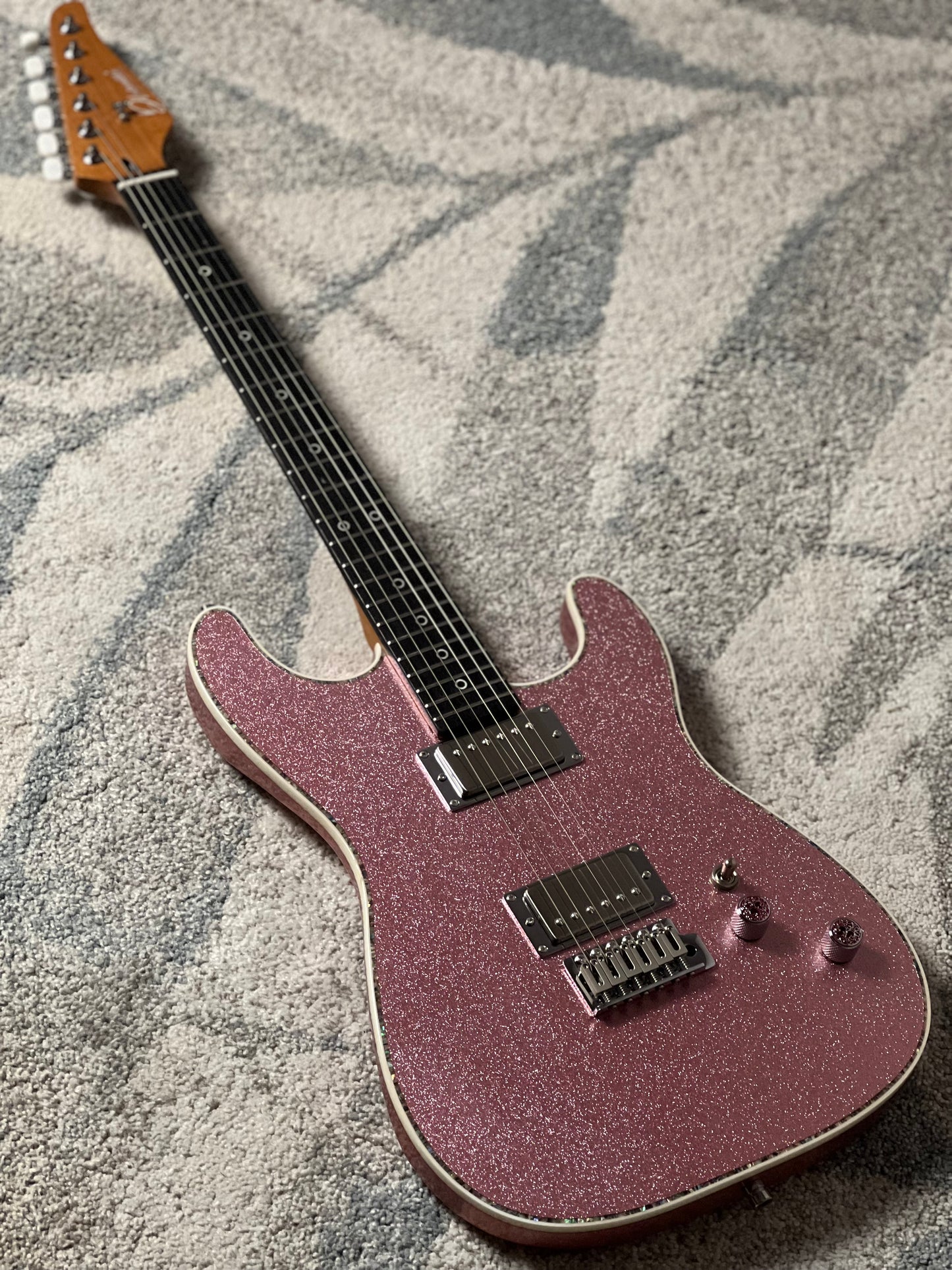 Dhatarattha Custom DST HH in Lavender Sparkle with Rosewood FB