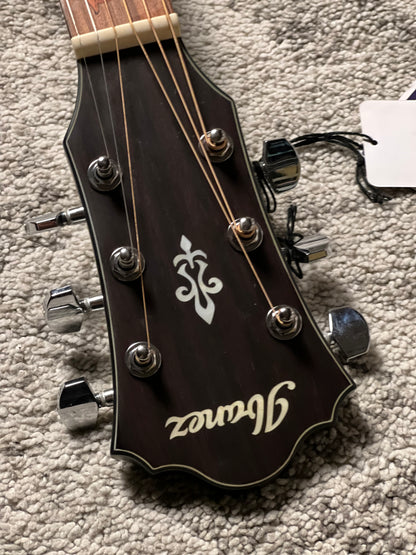 Ibanez AE295-WK Acoustic Guitar in Weathered Black