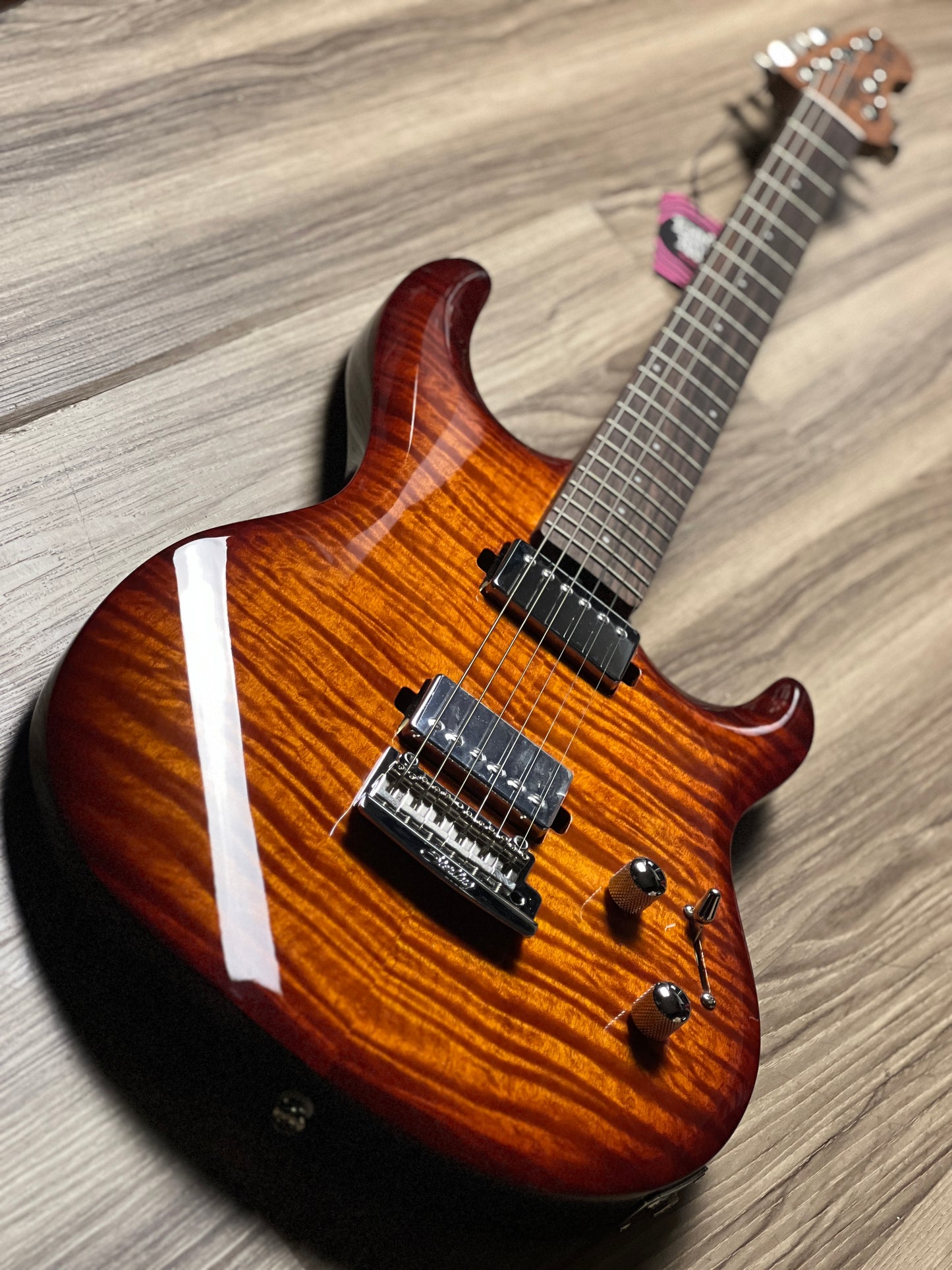 Sterling By Music Man LK100 Steve Lukather Signature in Hazel Burst w/Bag