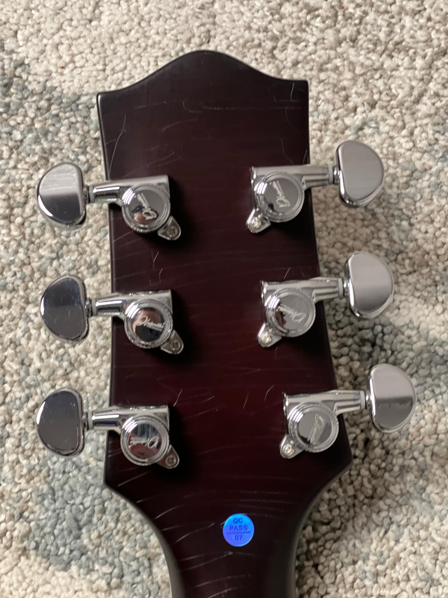 Dhatarattha Custom DLP in Ocean Storm Double Wipeout with 5A Quilt Top