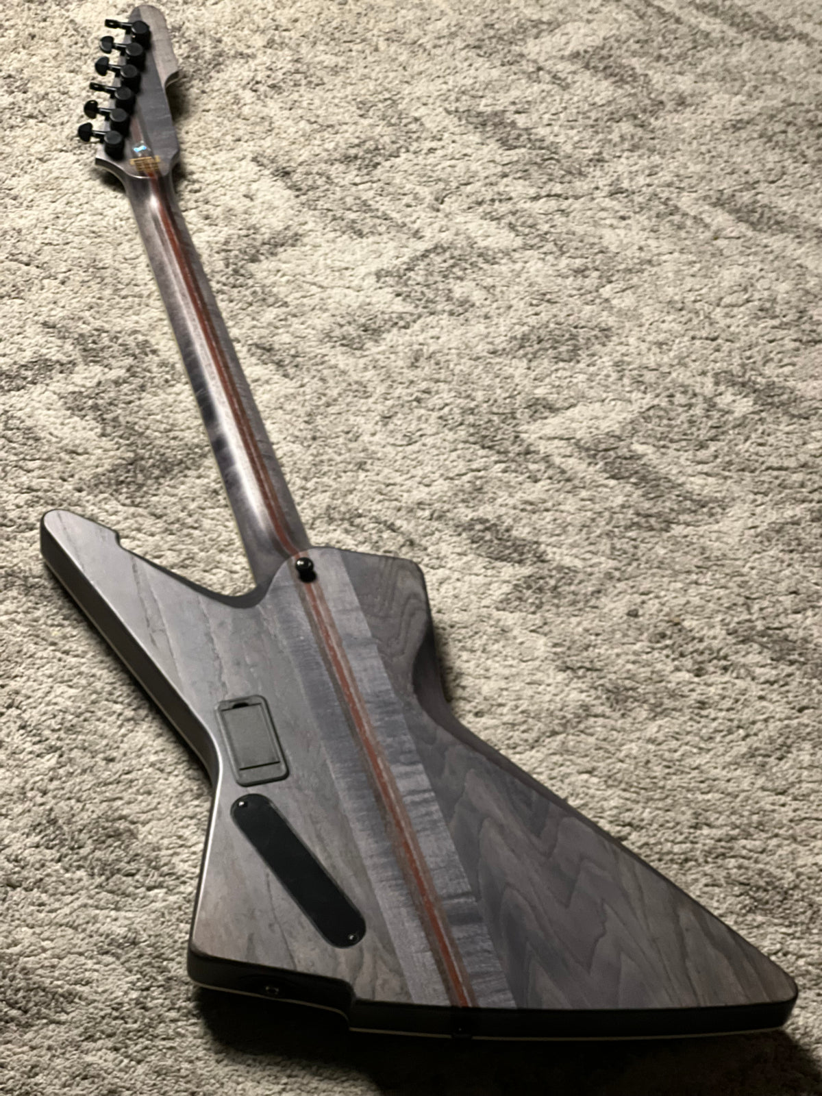 Schecter E-1 SLS Evil Twin in Satin Black
