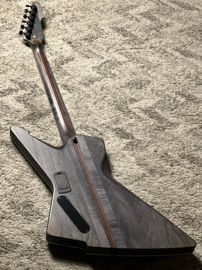 Schecter E-1 SLS Evil Twin in Satin Black