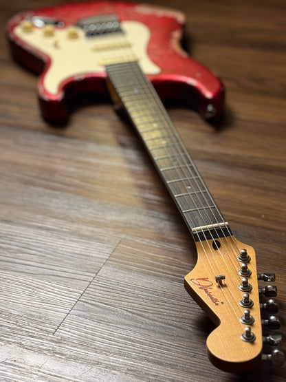 Dhatarattha Classic DST HSS in Pink Paisley with Rosewood FB and Nitrocellulose Lacquer Relic