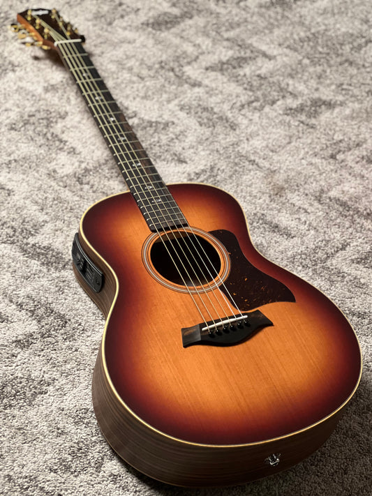 Taylor Sunset Blvd GS Mini-e Rosewood in Shaded Edge Burst Top w/Case