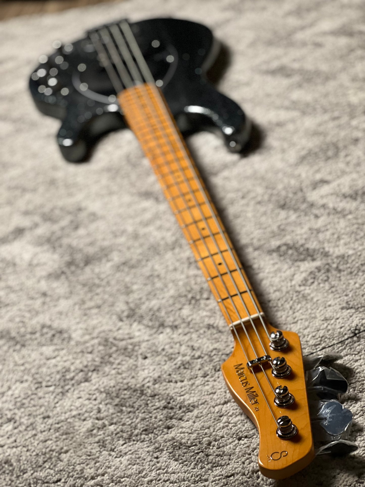 Sire Marcus Miller Z3 4-String Bass Guitar in Sparkle Black