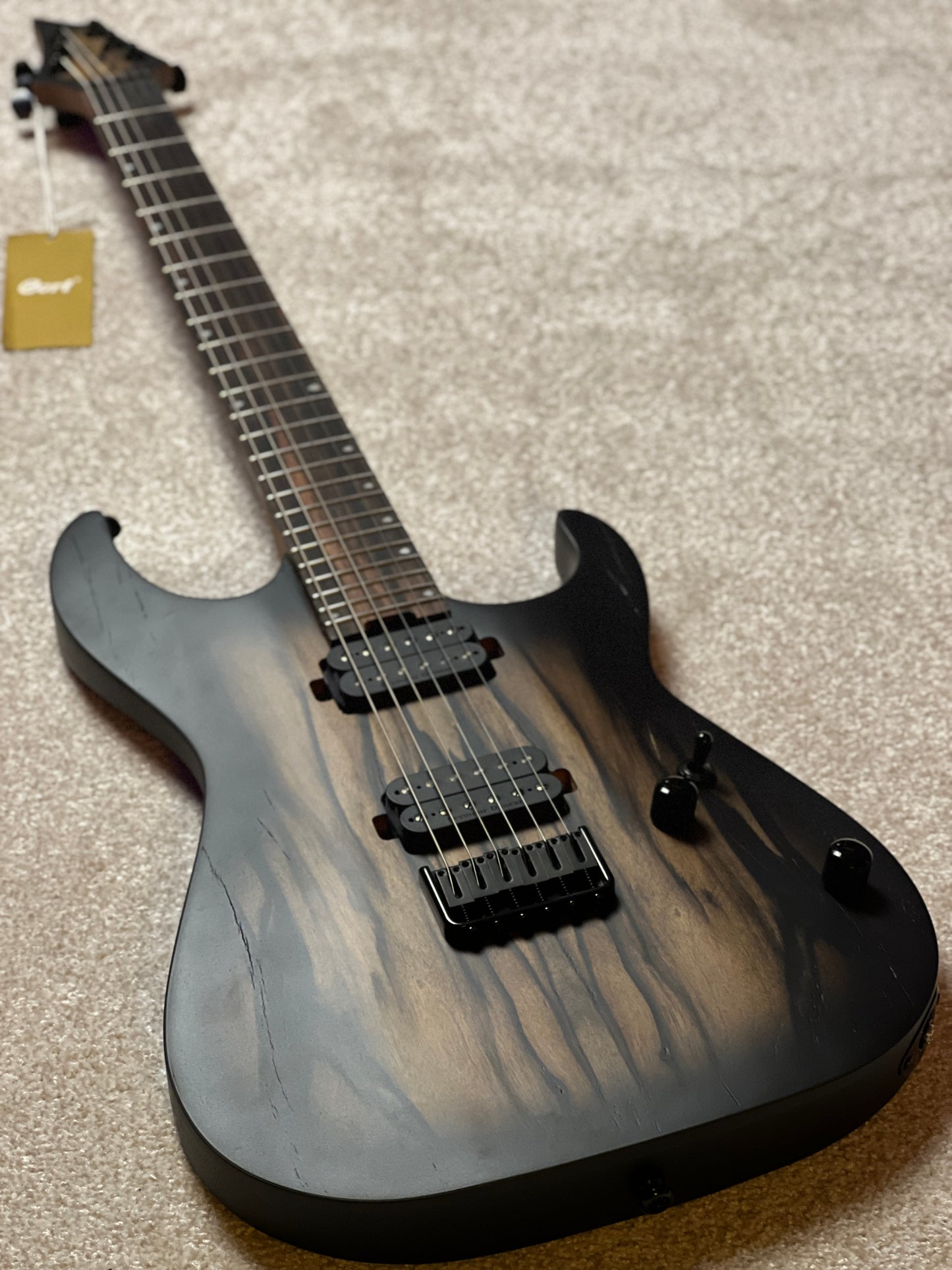 Cort KX500 Pale Moon in Natural Black Burst