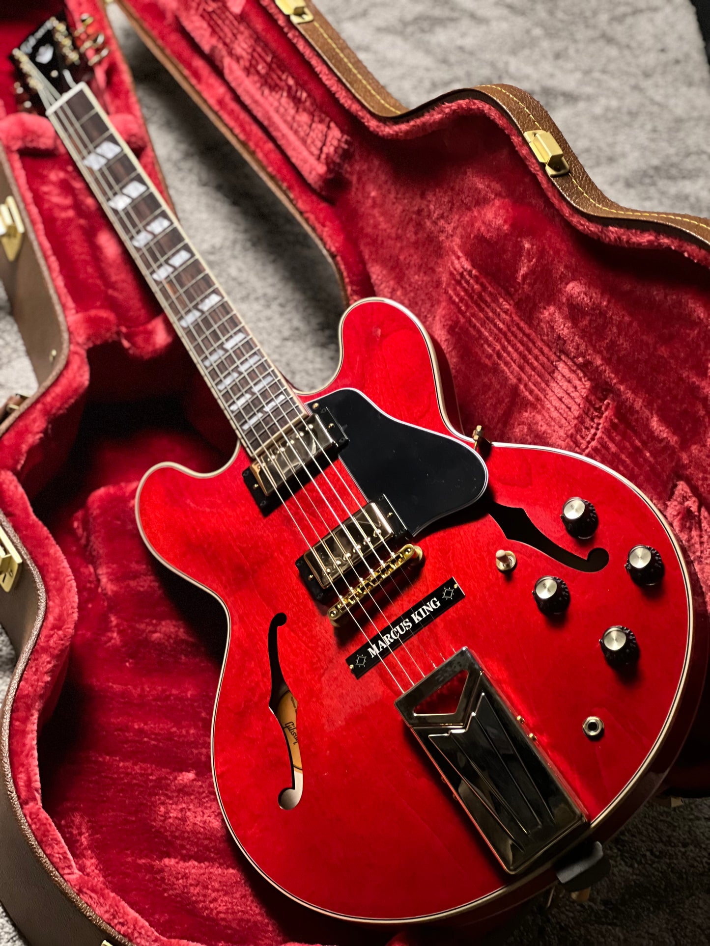 Gibson Marcus King ES-345 Semi-Hollow Electric Guitar in Sixties Cherry 207760041