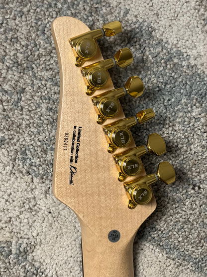 SLX X Dhatarattha Custom DST in Antarctic Shmear with Rosewood FB