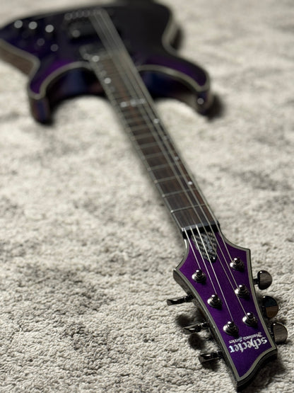 Schecter Hellraiser Hybrid C-1 UV in Ultra Violet W23060246