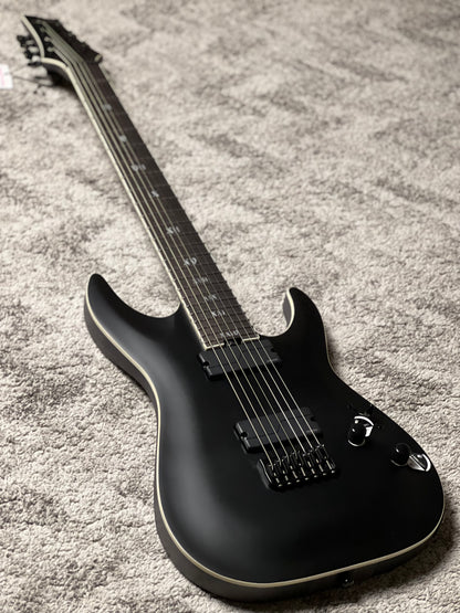 Schecter C-7 SLS Elite Evil Twin in Satin Black W26010882