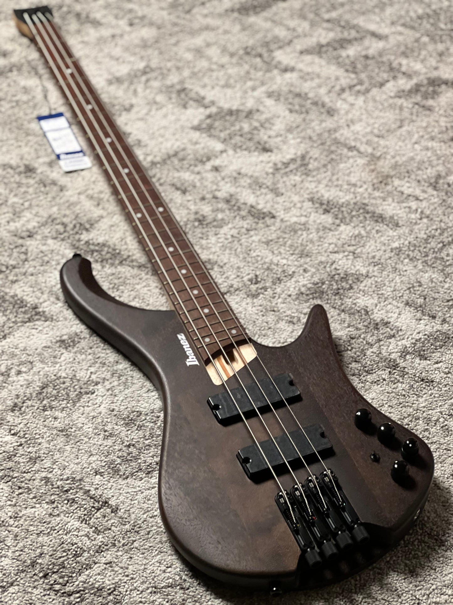 Ibanez Bass Workshop EHB600-WNF Bass Guitar in Walnut Flat