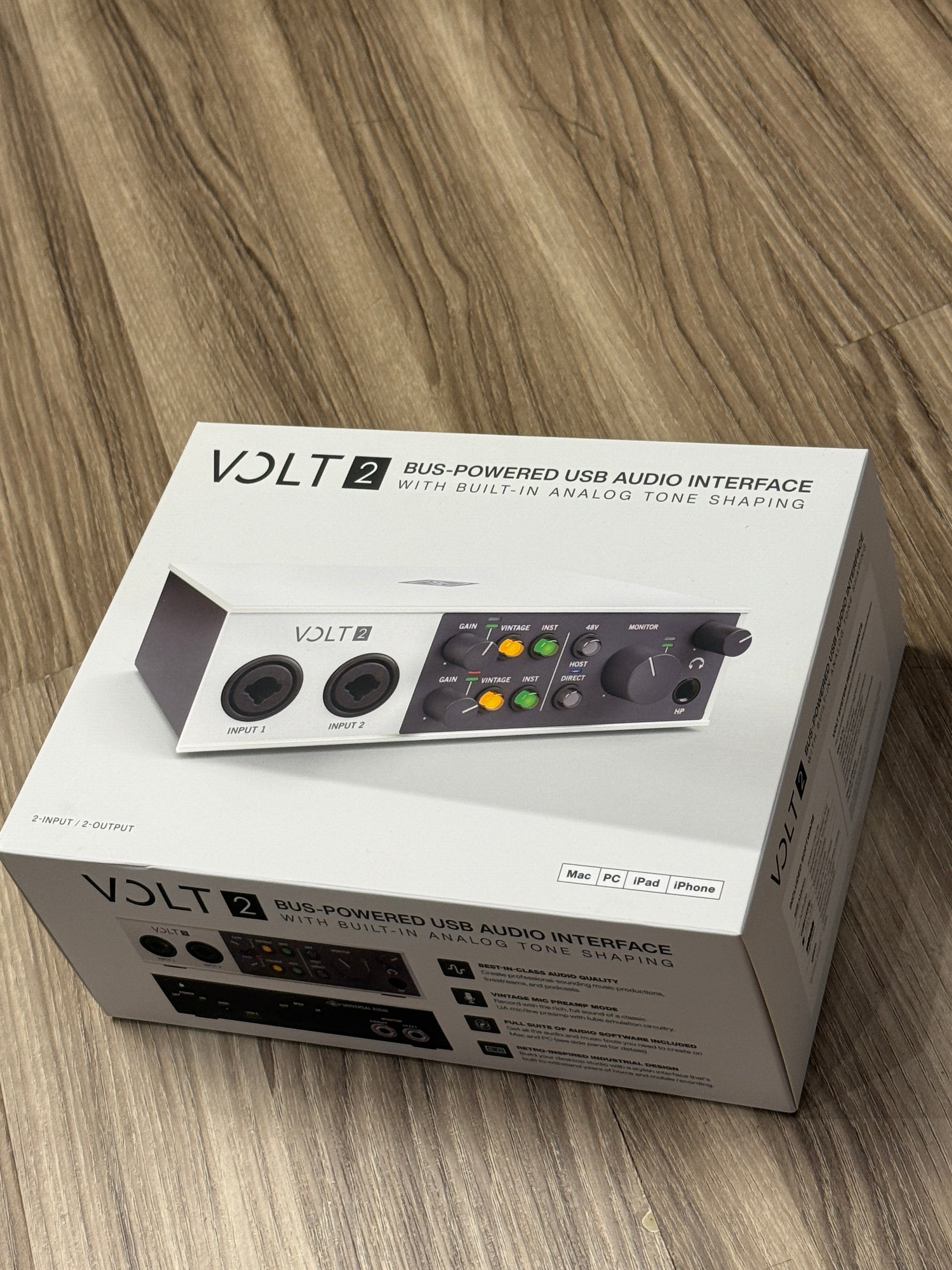 Universal Audio Volt 2 Audio Interface 2-in/2-out USB 2.0 ...