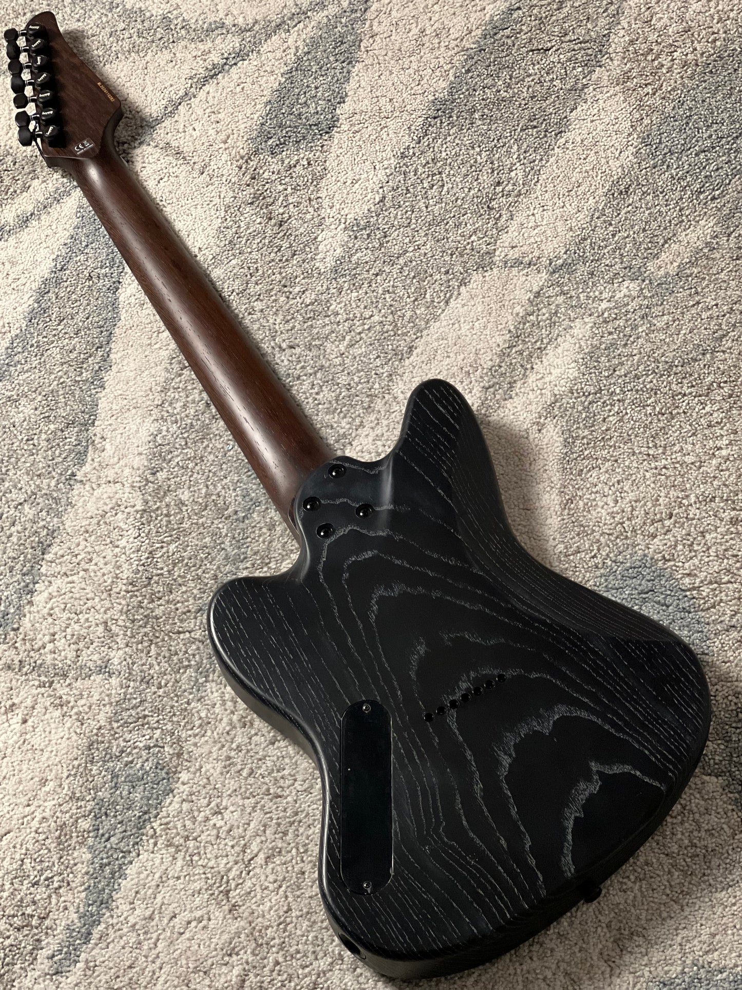 Soloking MJM-7 Custom Baritone HH with Wenge Neck in Driftwood Black