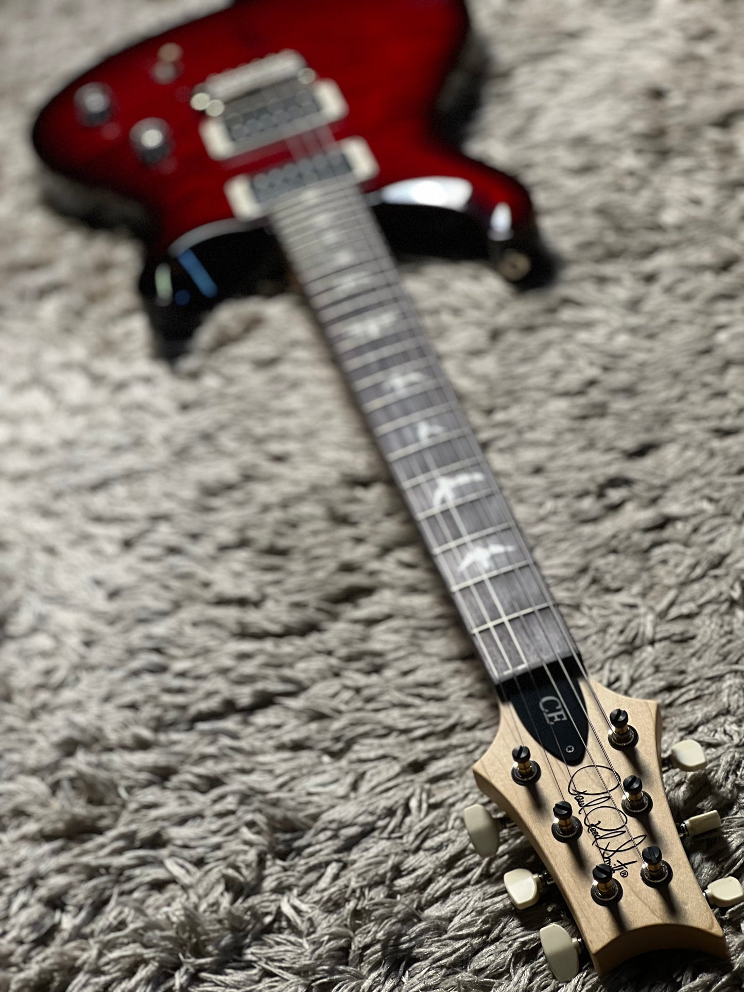 PRS CE 24 Custom Color Fire Smokeburst 0420933