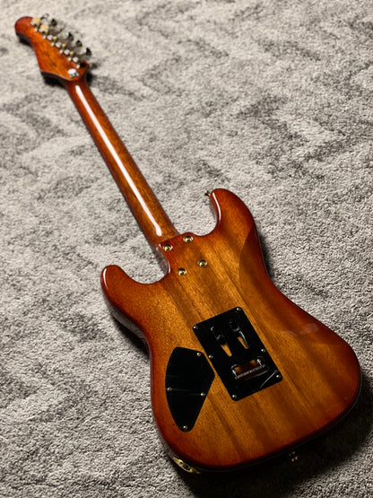 UW GuitarWorks Jazz Pop ST in Amber Burst