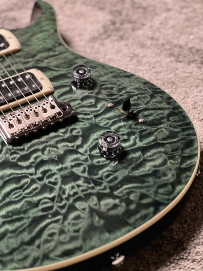 PRS SE Custom 24 Quilt in Teal Black